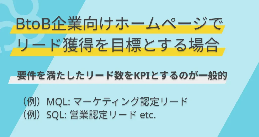 BtoBホームページとリード獲得